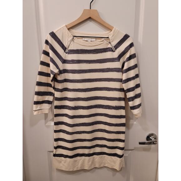 Loft Striped Sweatshirt Dress - Picture 6 of 8